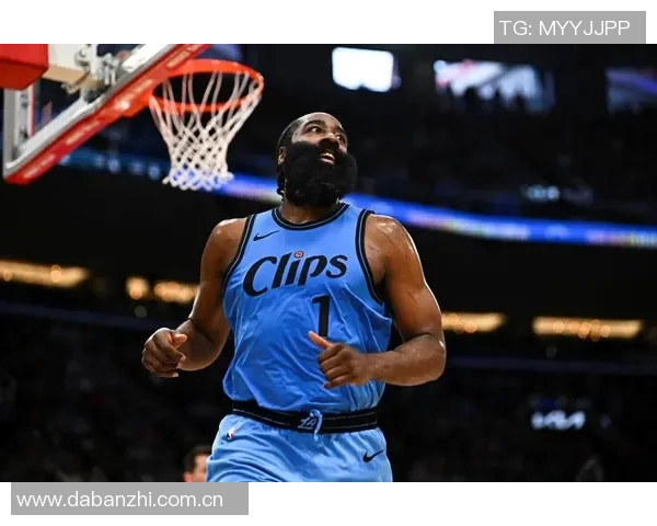 哈登得分25难救主快船战绩仅为2胜6负令人担忧